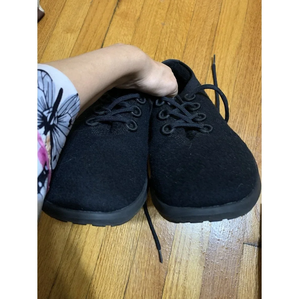 Allbirds Wool Dasher 2 Mizzles Mens Size 11.5 Black Athletic Running Shoes